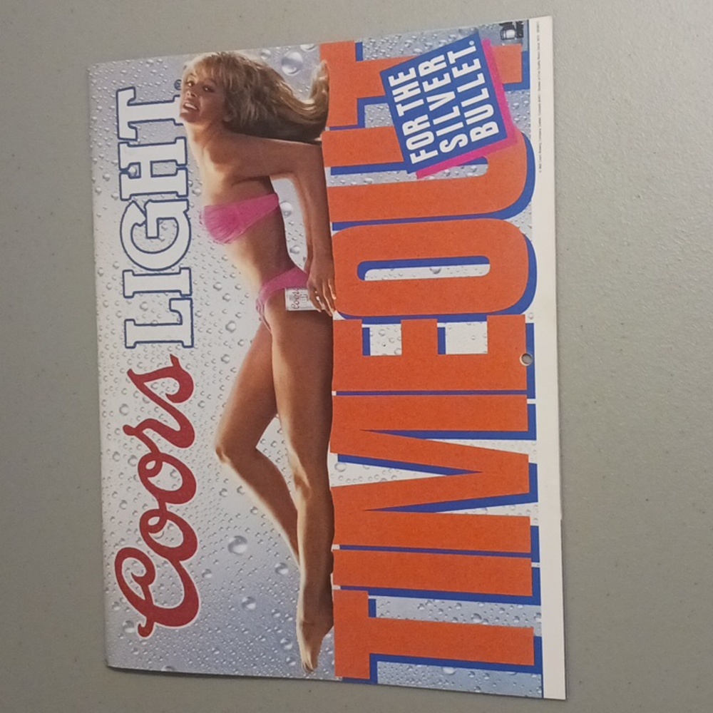 Official 1992 Chicago Bears Calendar w/ Tom Waddle Autograph #eshopchicago - Picture 16 of 16